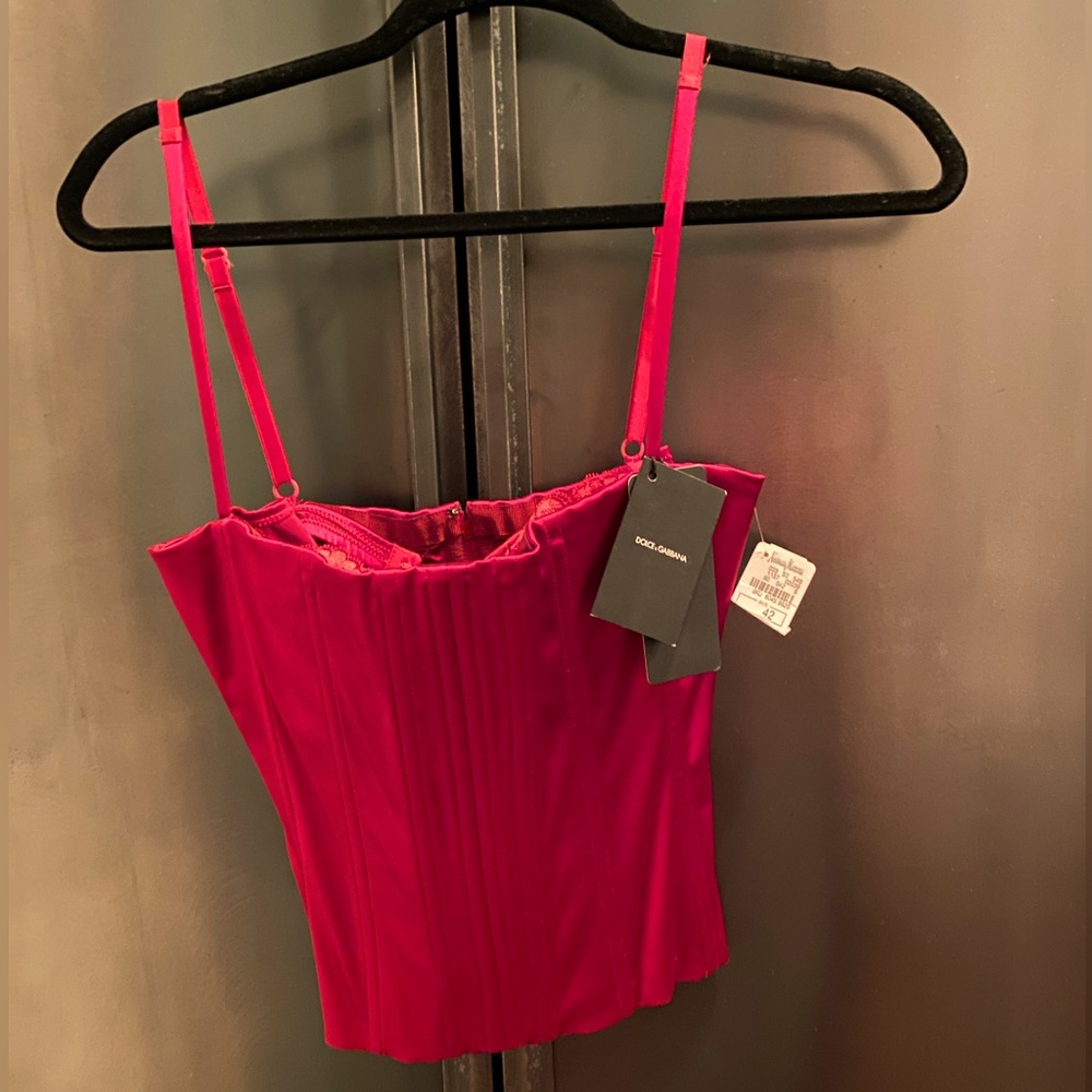 Dolce & Gabbana Bustier Corset Top
